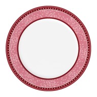 Prato 24cm Avulso Raso Garden Rosa de Porcelana